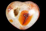 Colorful Carnelian Agate Heart #167360-1